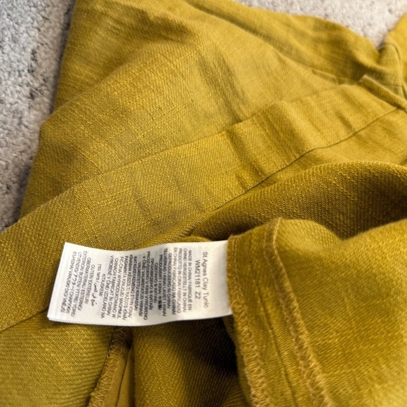 Seasalt Cornwall size 10 NWOT Elegant Mustard Yellow Women's Tunic- brighter… - Picture 11 of 15